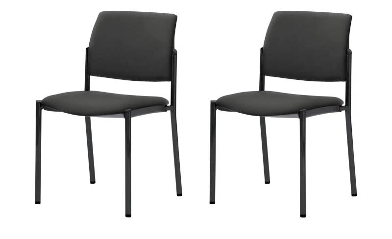 Polsterstuhl  2er Set MyPlano ¦ schwarz ¦ Maße (cm): B: 49 H: 83 T: 56.0 Stühle > Küchenstühle > Polster Küchenstühle - Höffner