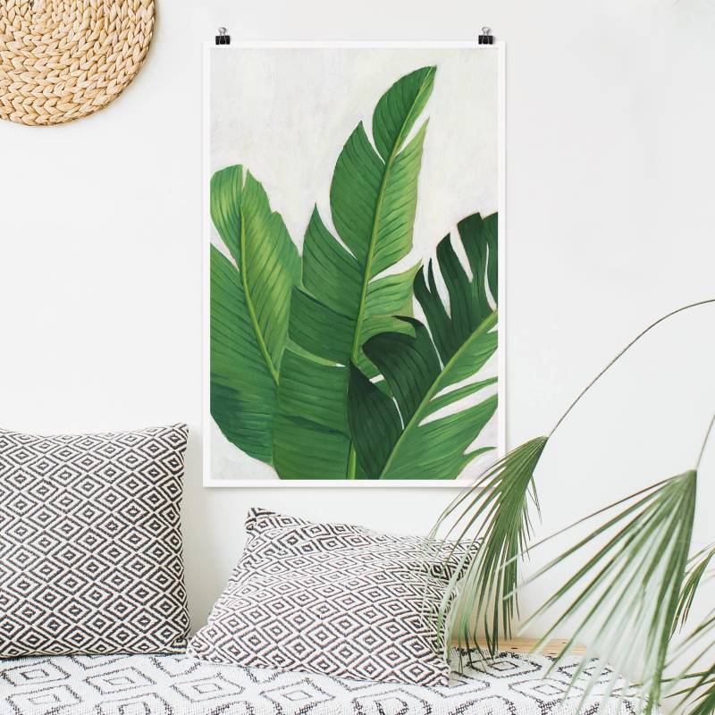 Poster Blumen Lieblingspflanzen - Banane