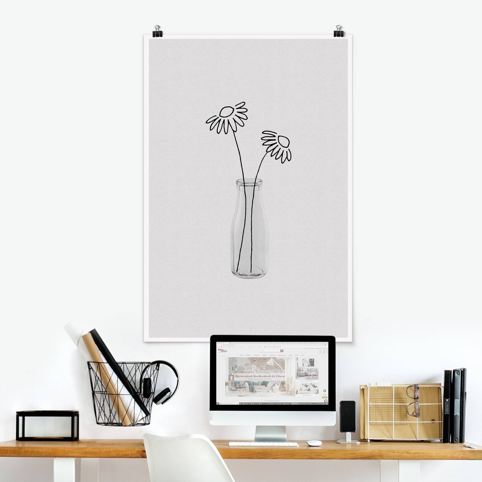 Poster Blumen Stillleben