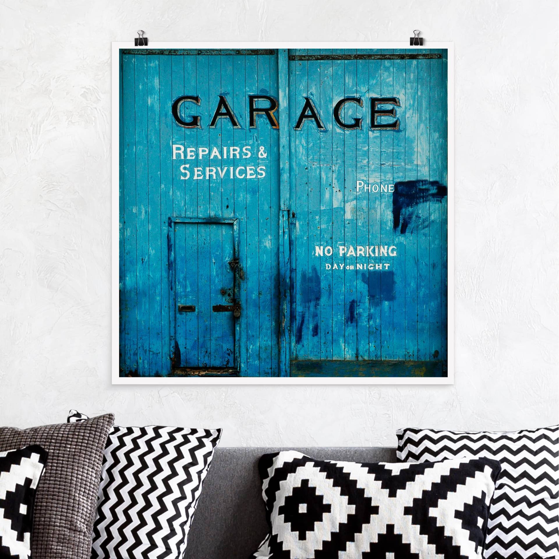 Poster Garagentor