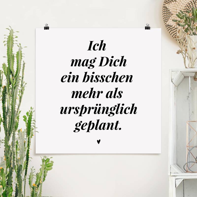 Poster Ich mag Dich ein bisschen mehr