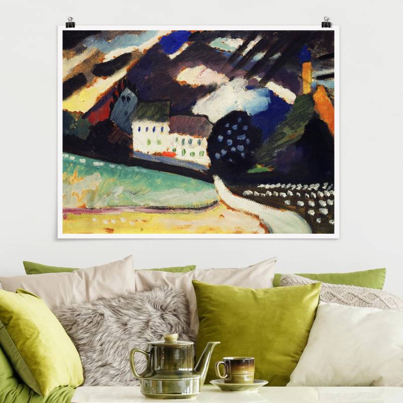 Poster - Querformat Wassily Kandinsky - Schloss und Kirche