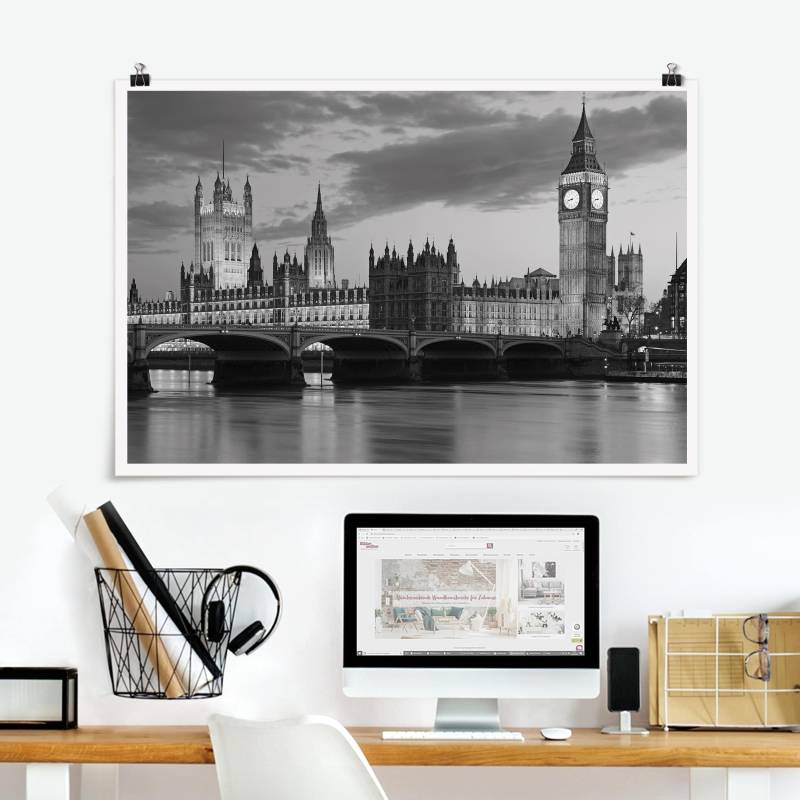 Poster London bei Nacht II