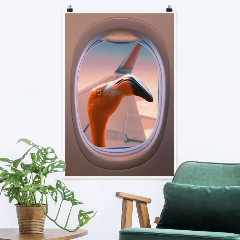 Poster Sitzplatz am Fenster