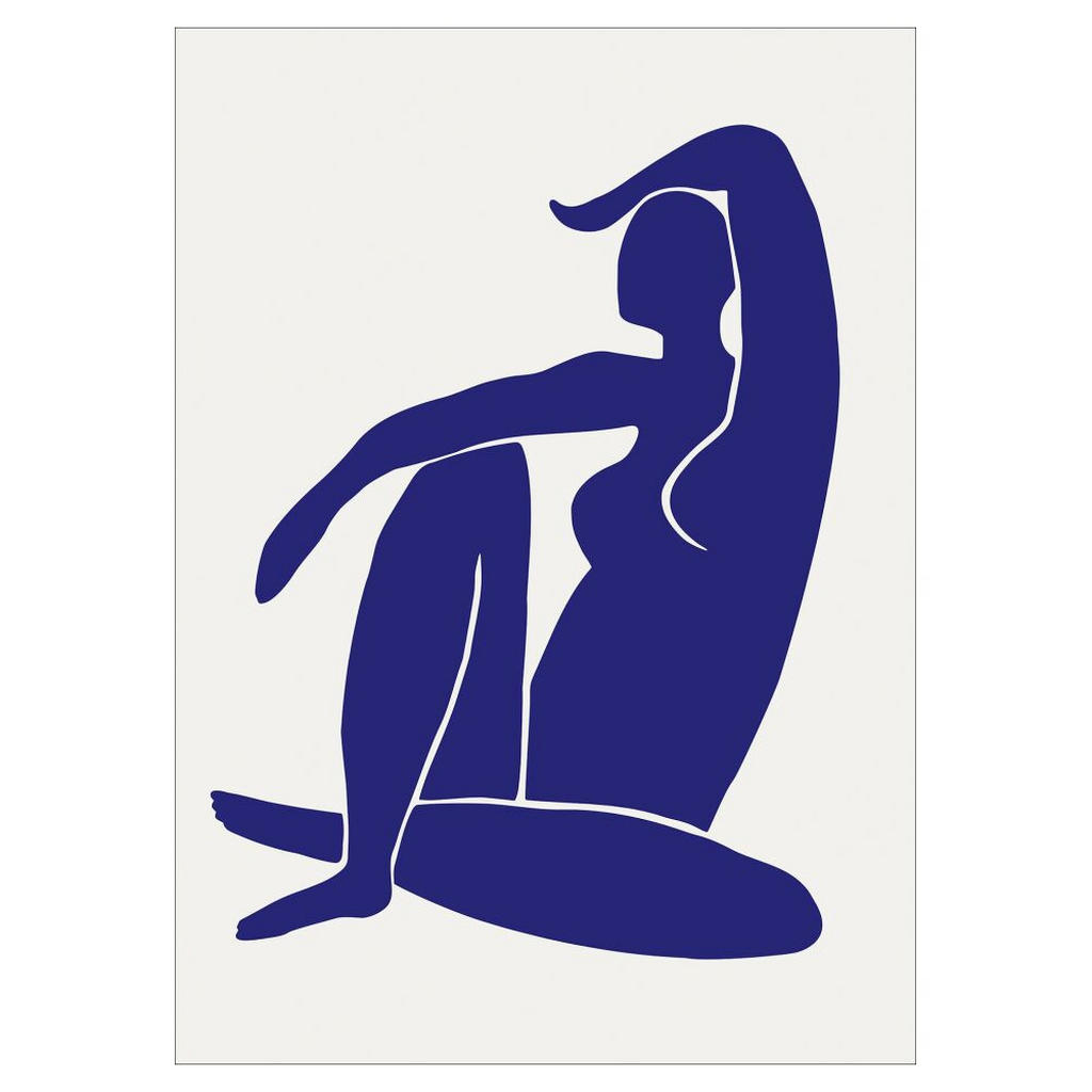 Poster&Frame POSTER Blau