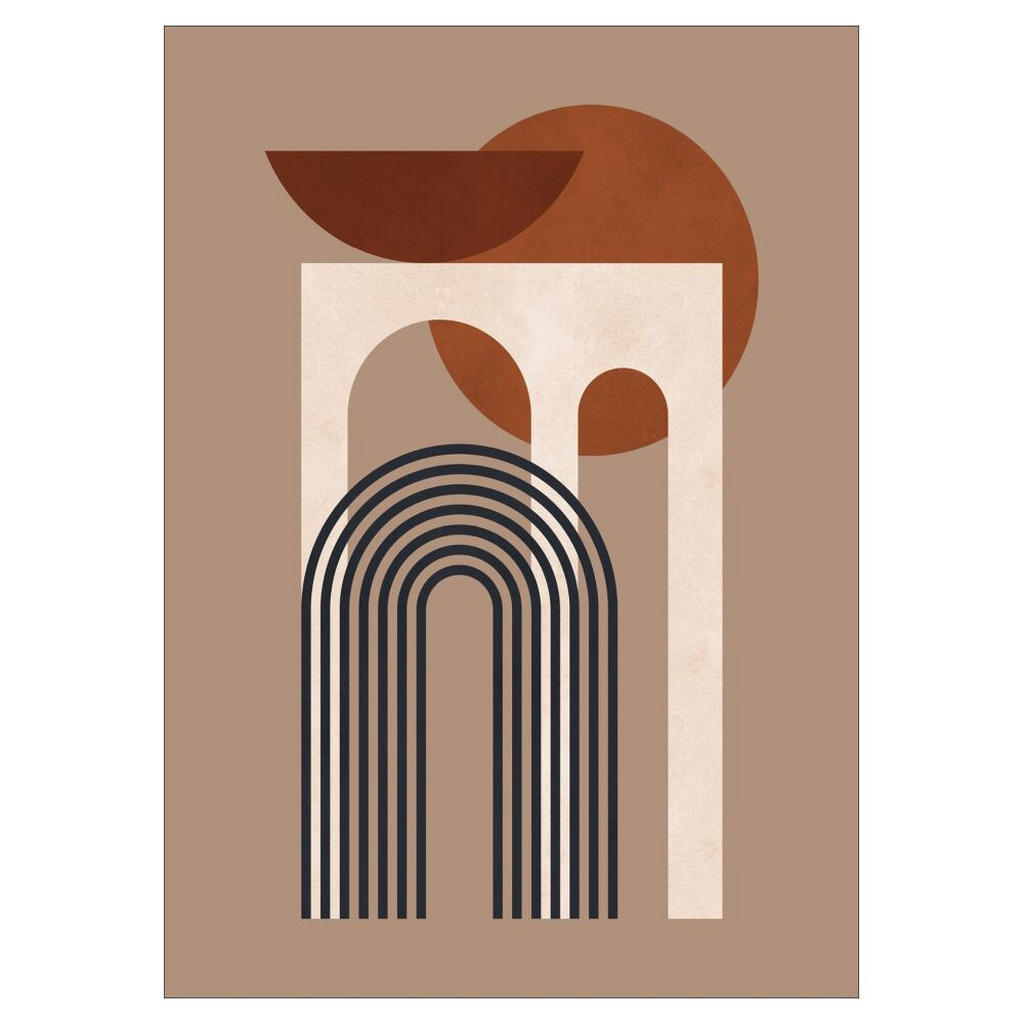 Poster&Frame POSTER Braun