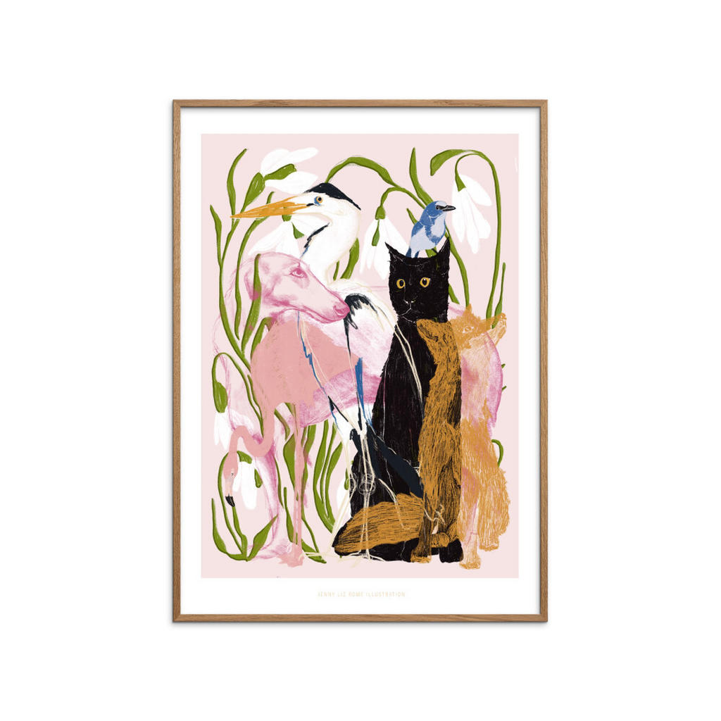 Poster&Frame POSTER Mehrfarbig, Eiche