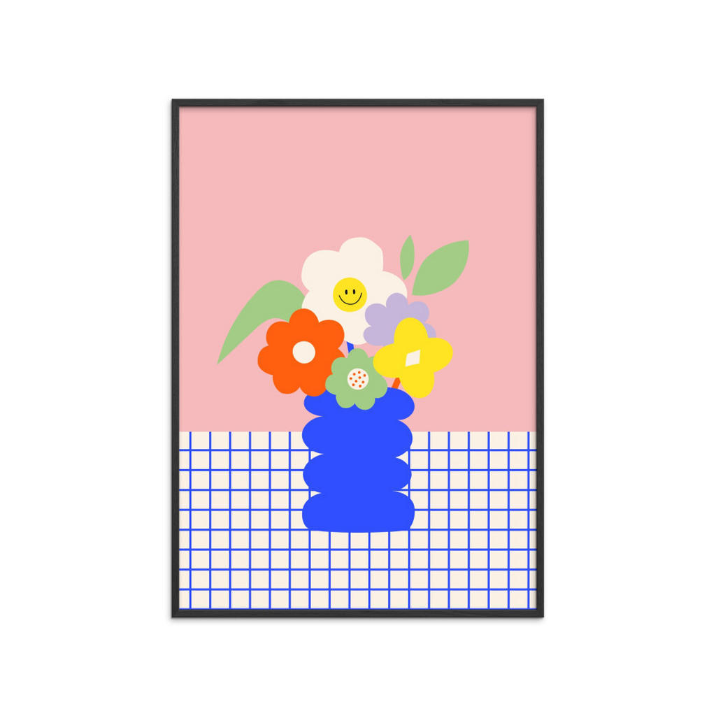 Poster&Frame POSTER Mehrfarbig, Schwarz