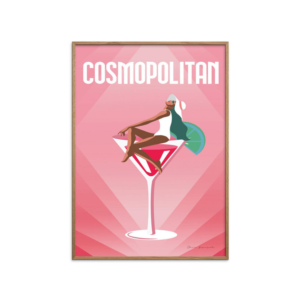 Poster&Frame POSTER Pink, Eiche