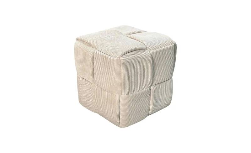 Pouf   ¦ beige ¦ Maße (cm): B: 40 H: 41 Polstermöbel > Hocker > Sitzpouf - Möbel Kraft