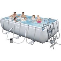 Power Steel Frame rechteckiger Pool 404x201x100 cm