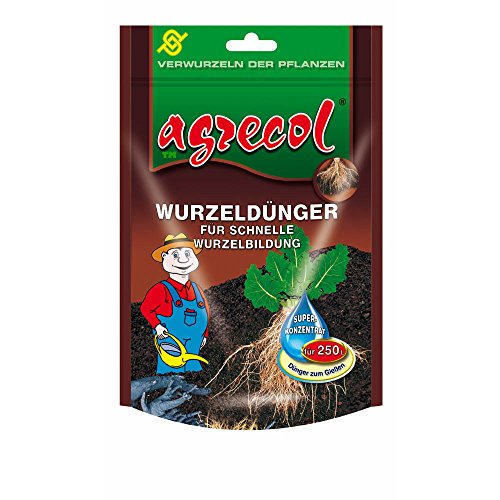 Premium Düngemittel Wurzelstimulator für schnelles Anwachsen und zur Wurzelbildung bei Stecklingen und Saatgut mit Schnellwirkung - für 250 l Wasser hochkonzentriert und hochergiebig von Agrecol