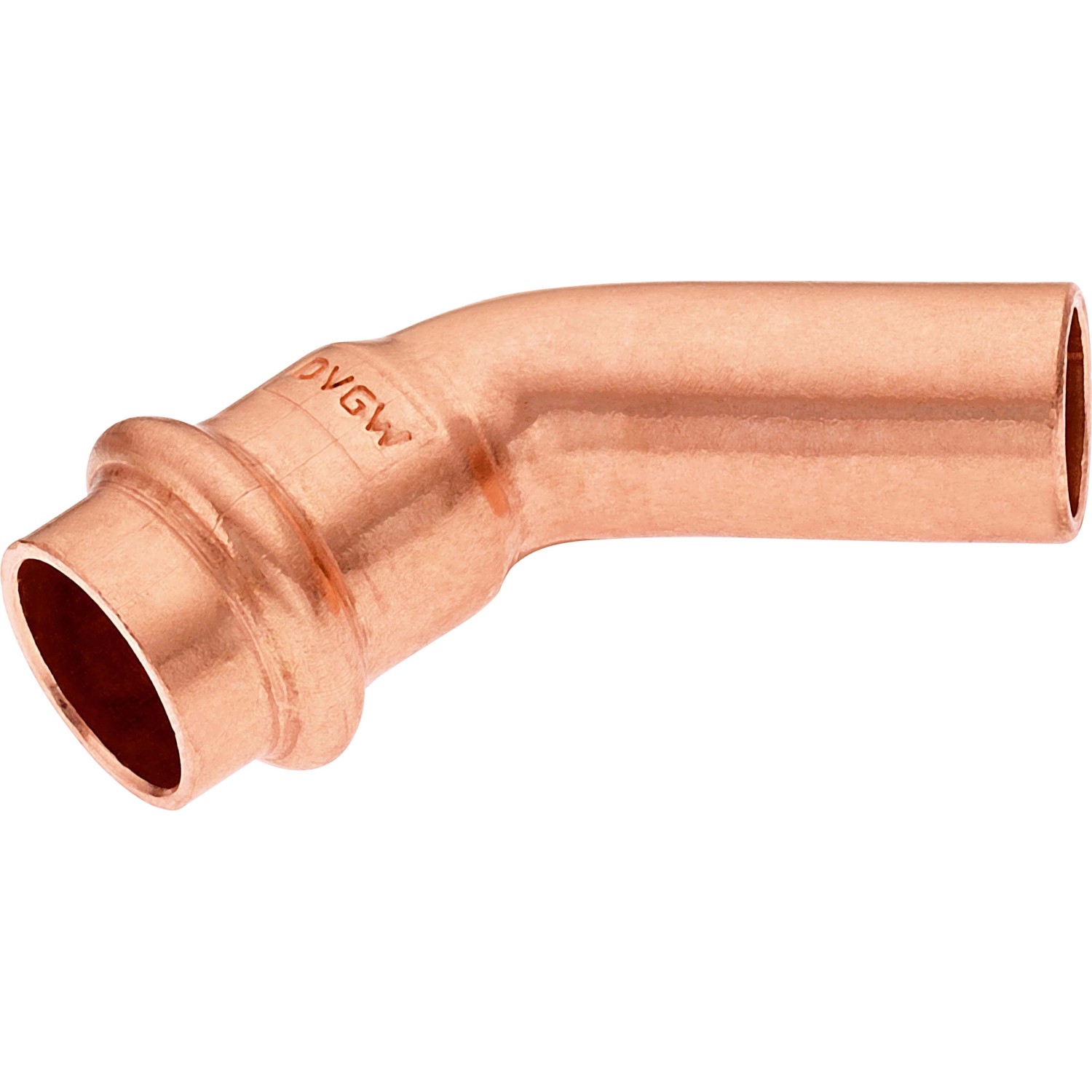 Press-Bogen Ø 15 mm x Ø 15 mm Kupfer 45 Grad Press-Bogen Ø 15 mm x Ø 15 mm Kupfer 45 Grad von -