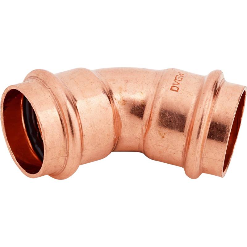 Press-Bogen Ø 28 mm Kupfer 45 Grad von -