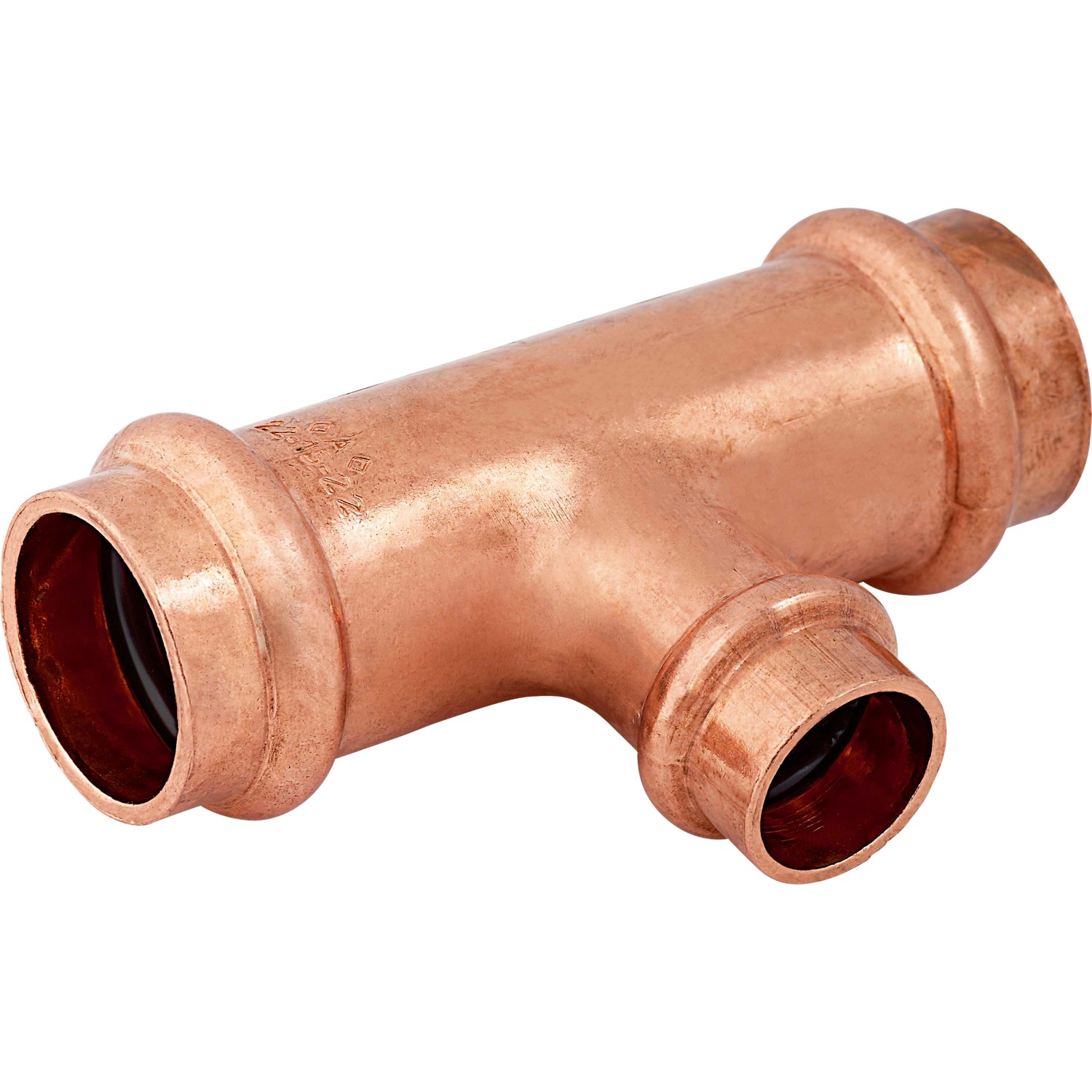 Press-Reduzier-T-Stück Ø 22 mm x Ø 15 mm x Ø 22 mm Kupfer Press-Reduzier-T-Stück Ø 22 mm x Ø 15 mm x Ø 22 mm Kupfer von -