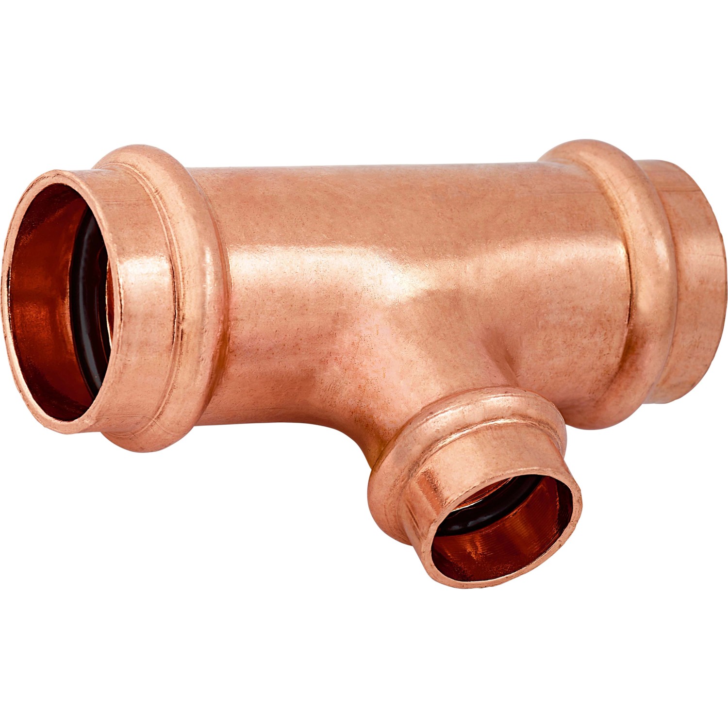 Press-Reduzier-T-Stück Ø 28 mm x Ø 15 mm x Ø 28 mm Kupfer Press-Reduzier-T-Stück Ø 28 mm x Ø 15 mm x Ø 28 mm Kupfer von -