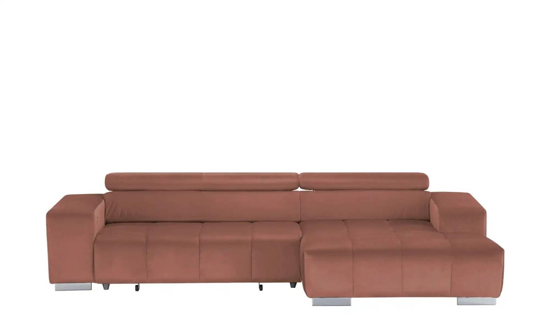 Primo Ecksofa mit Kopfteilverstellung Origo ¦ orange ¦ Maße (cm): B: 307 H: 73 T: 186 Polstermöbel > Sofas > Ecksofas - Möbel Kraft