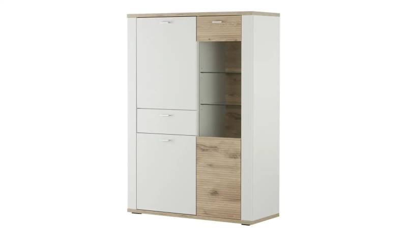 Primo Highboard   ¦ grau ¦ Maße (cm): B: 103 H: 145 T: 42.0 Kommoden & Sideboards > Highboards - Möbel Kraft