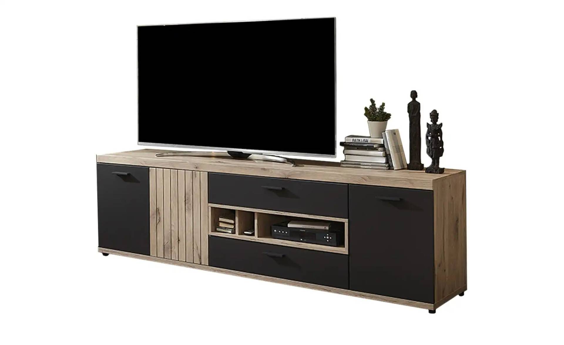 Primo Lowboard  Lamella ¦ grau ¦ Maße (cm): B: 200 H: 62 T: 50.0 Kommoden & Sideboards > Lowboards - Möbel Kraft