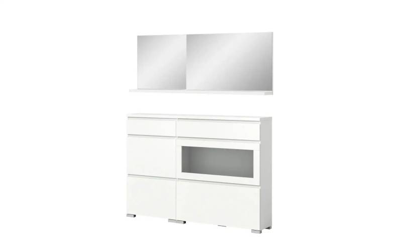 Primo Schuhschrank-Set   ¦ weiß ¦ Maße (cm): B: 155 H: 194 Garderoben & Kleiderstangen > Garderoben - Möbel Kraft