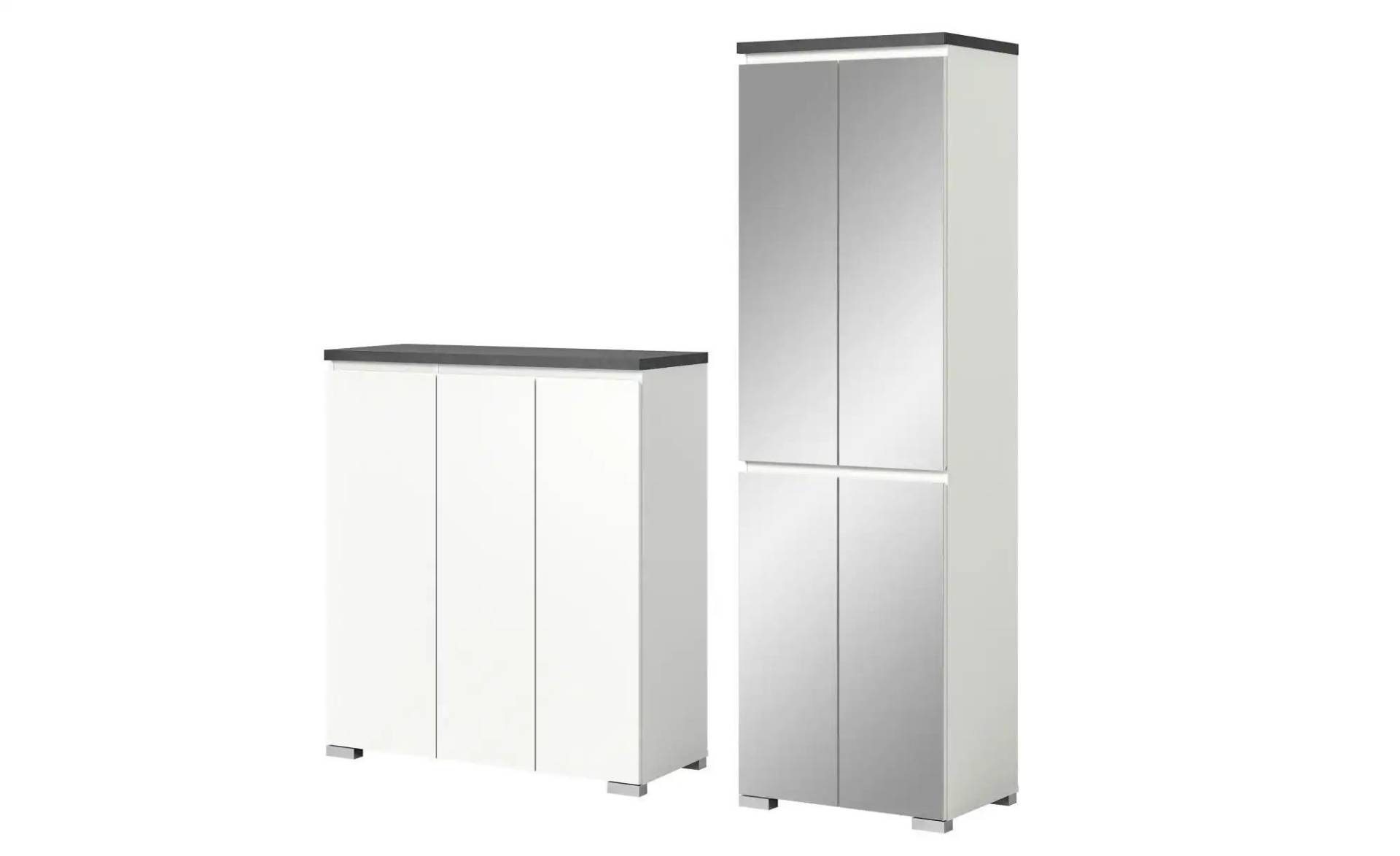 Primo Schuhschrank-Set   ¦ weiß ¦ Maße (cm): B: 170 H: 194 Garderoben & Kleiderstangen > Garderoben - Möbel Kraft