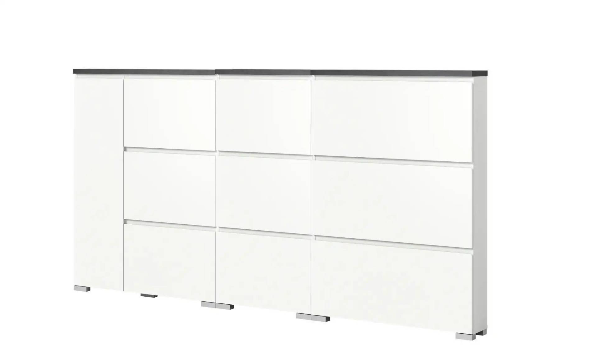 Primo Schuhschrank-Set   ¦ weiß ¦ Maße (cm): B: 250 H: 133 Garderoben & Kleiderstangen > Garderoben - Möbel Kraft