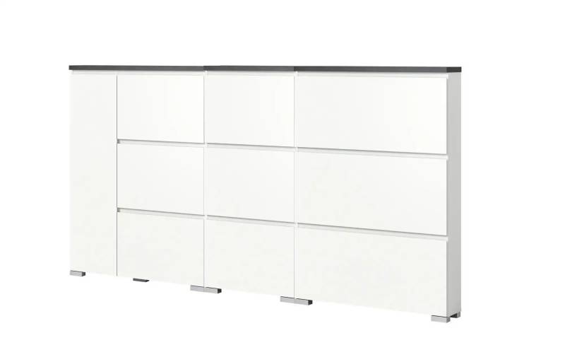 Primo Schuhschrank-Set   ¦ weiß ¦ Maße (cm): B: 250 H: 133 Garderoben & Kleiderstangen > Garderoben - Möbel Kraft