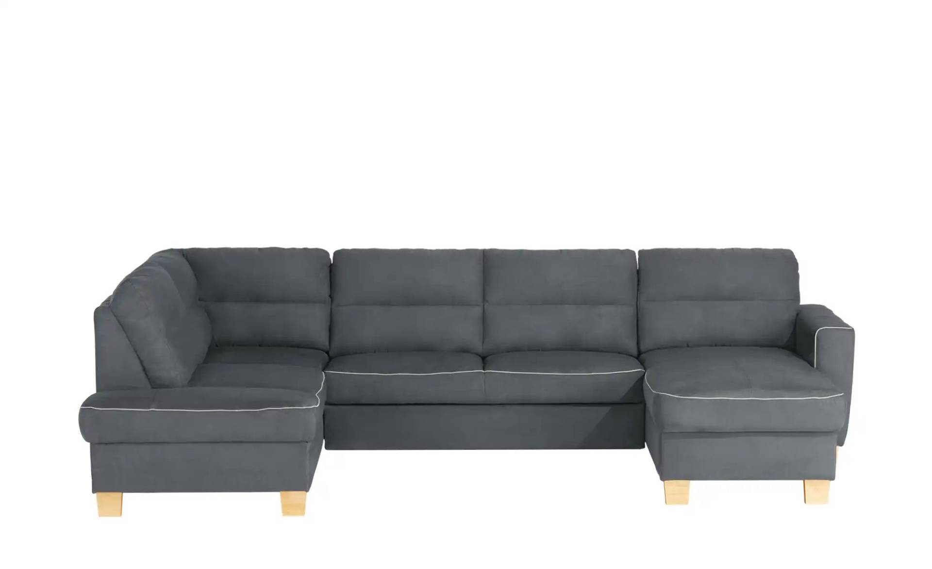 Primo Wohnlandschaft mit Schlaffunktion  Vito ¦ grau ¦ Maße (cm): B: 309 H: 87 T: 190 Polstermöbel > Sofas > Schlafsofas - Möbel Kraft