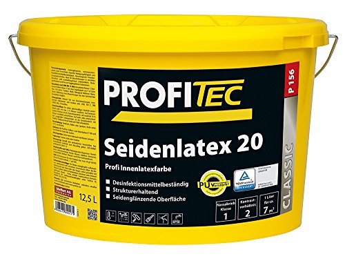 ProfiTec P156 Seidenlatex 20 - Latexfarbe 12,5 Liter von ProfiTec