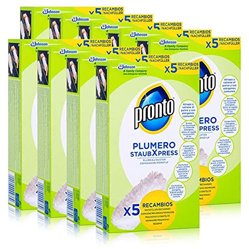 Pronto Plumero StaubXpress Nachfüllpack ohne Griff - 5 Faserköpfe (9er Pack)