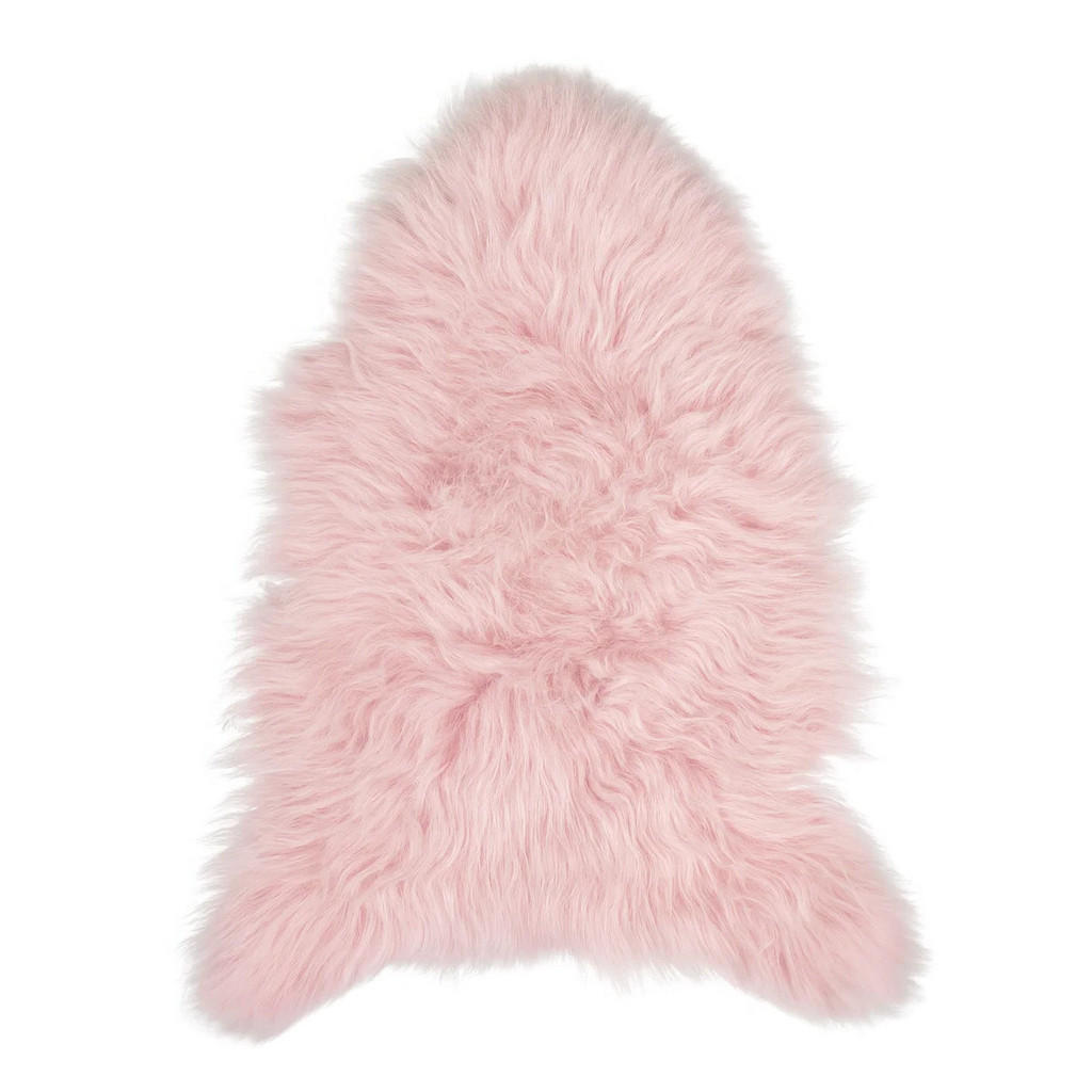Provellus Schaffell, Rosa, Fell, 60x100 cm, Teppiche & Böden, Teppiche, Fellteppiche von Provellus