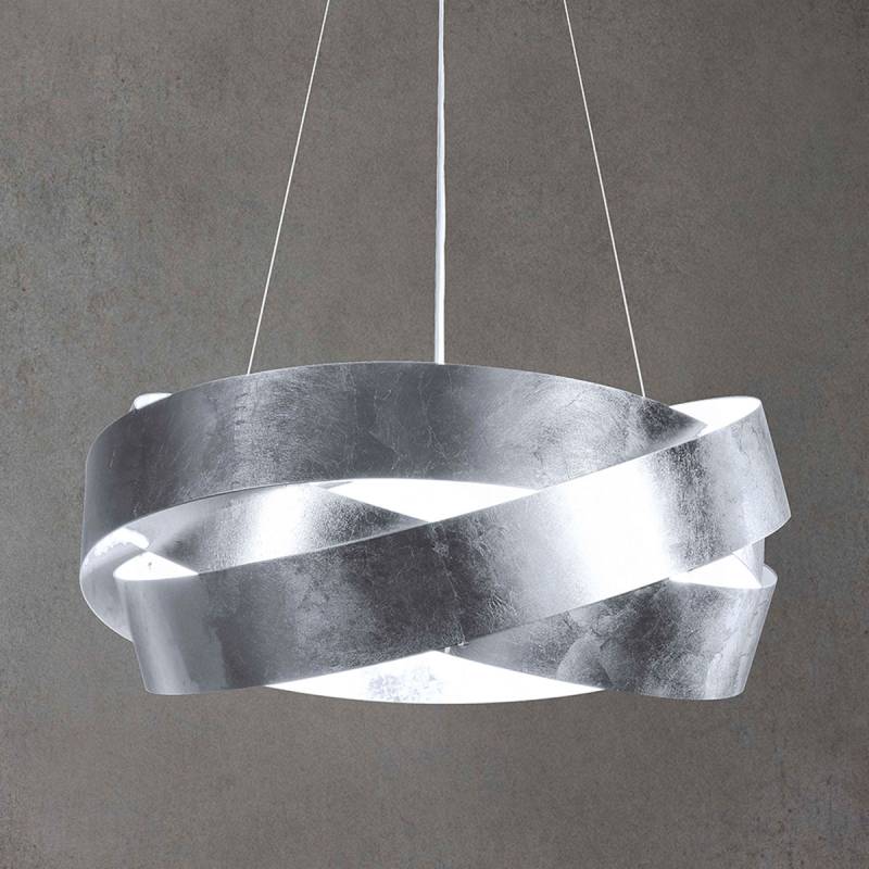 Pura S100 Pendelleuchte, Blattsilber, Ø: 100 cm, LED