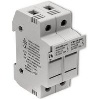 Qoltec Sicherungssockel + DC-Sicherung 2P 1000V 20A 10x38 Solar