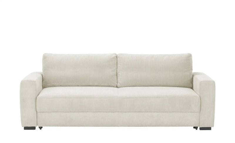 Querschläfer  mit Schlaffunktion Lindsey ¦ beige ¦ Maße (cm): B: 244 H: 92 T: 114.0 Polstermöbel > Sofas > 2-Sitzer - Höffner