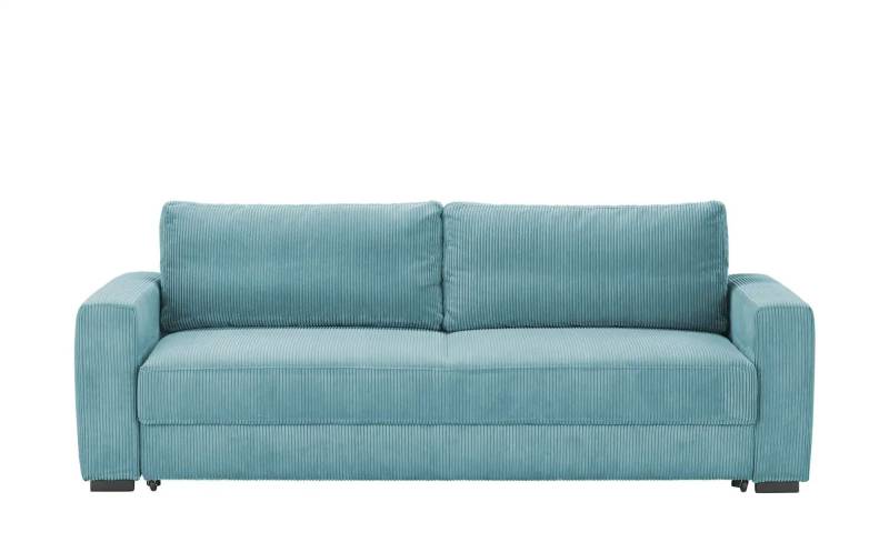 Querschläfer  mit Schlaffunktion Lindsey ¦ blau ¦ Maße (cm): B: 244 H: 92 T: 114.0 Polstermöbel > Sofas > 2-Sitzer - Höffner