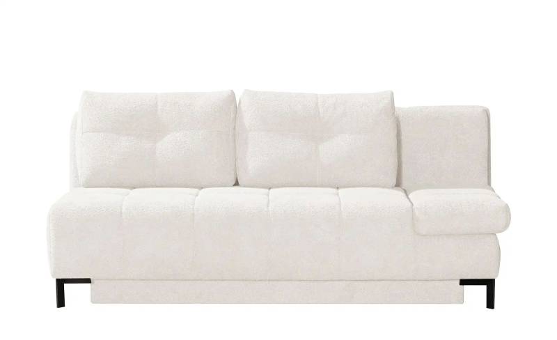 Querschläfer  aus Bouclé  Sammy ¦ beige ¦ Maße (cm): B: 206 H: 98 T: 98.0 Polstermöbel > Sofas > 2-Sitzer - Höffner