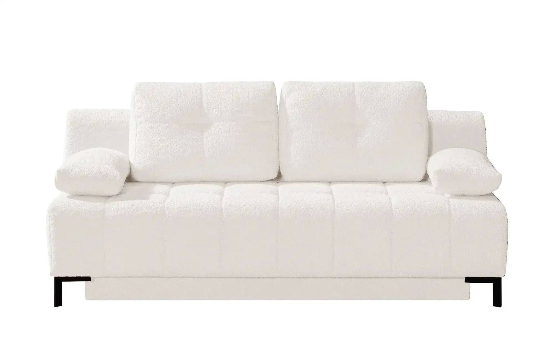 Querschläfer aus Bouclé Sammy ¦ beige ¦ Maße (cm): B: 206 H: 98 T: 98.0 Polstermöbel > Sofas > 2-Sitzer - Höffner Querschläfer aus Bouclé Sammy ¦ beige ¦ Maße (cm): B: 206 H: 98 T: 98.0 Polstermöbel > Sofas > 2-Sitzer - Höffner