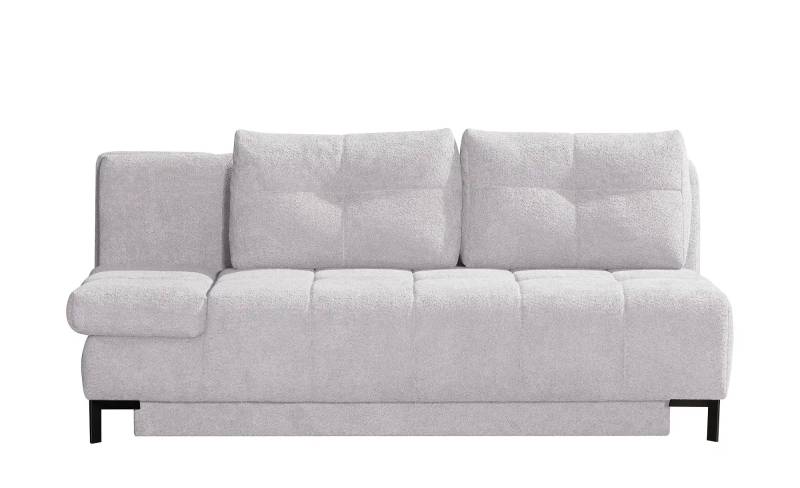 Querschläfer  aus Bouclé  Sammy ¦ grau ¦ Maße (cm): B: 206 H: 98 T: 98.0 Polstermöbel > Sofas > 2-Sitzer - Höffner
