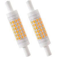 R7S LED 78mm Dimmbar Warmweiß 2700K 5W J78 LED-Lampe 450lm ersetzt 50W Halogenlampe Leuchtmittel 230V 83 Ra, 2er-Pack [Energieklasse E] von VHV
