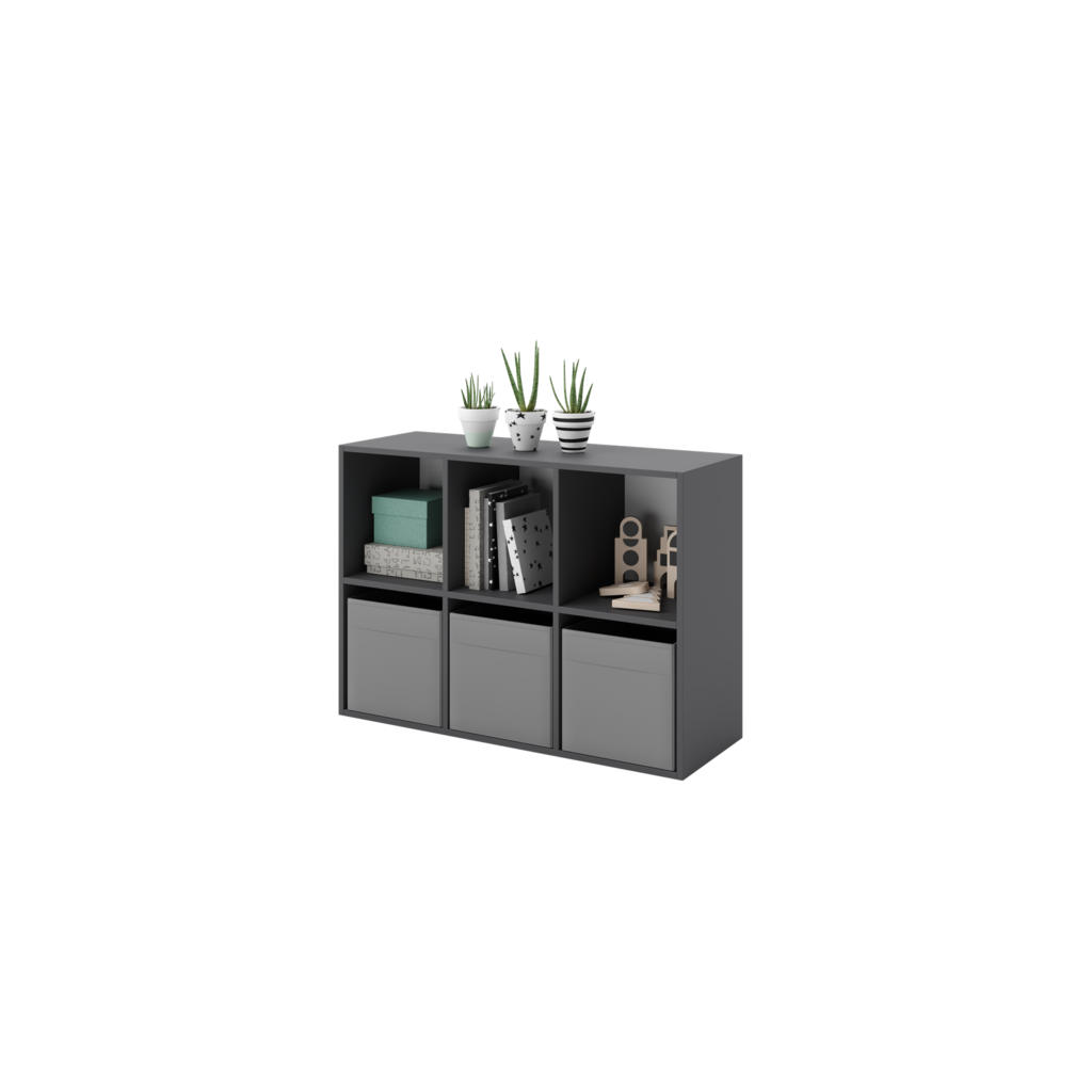 RAUMHIRSCH FURNITURE BÜCHERREGAL Grau