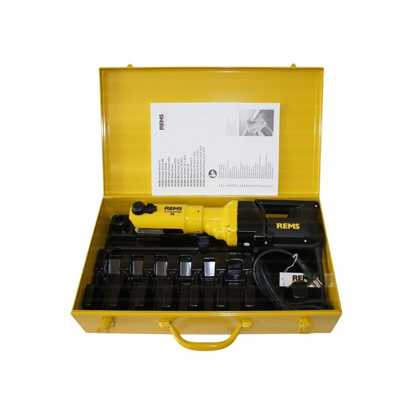 REMS Power-Press SE Basic-Pack V-Kontur mit 3 Pressbacken (12-35 mm) 15 V 18 V 22 V