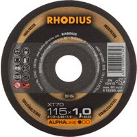 RHODIUS ALPHAline XT70 Box Extradünne Trennscheibe von Rhodius