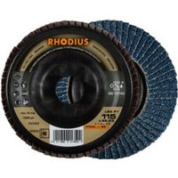 RHODIUS PROline LSZ P1 Fächerschleifscheibe 115 x 22,23 mm K40 von Rhodius