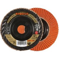 RHODIUS TOPline JUMBO LONGLIFE TRIM Fächerschleifscheibe 115 x 22,23 mm K80 RHODIUS TOPline JUMBO LONGLIFE TRIM Fächerschleifscheibe 115 x 22,23 mm K80 von Rhodius