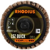 RHODIUS TOPline LSZ QUICK Fächerschleifscheibe RHODIUS TOPline LSZ QUICK Fächerschleifscheibe von Rhodius