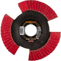 RHODIUS TOPline VISION SPEED Fächerschleifscheibe schräg von Rhodius
