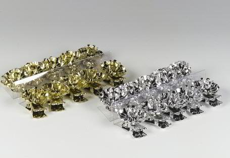 RIFFELMACHER & WEINBERGER 10er Baumkerzenhalter silber 4 x 1,5 cm von RIFFELMACHER & WEINBERGER