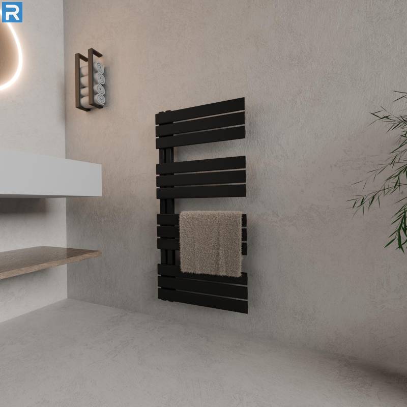ROTHLER Design Handtuchheizkörper Badheizkörper Schwarz 50 x 115 cm