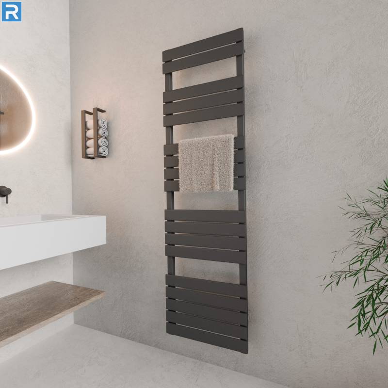 ROTHLER Design Handtuchheizkörper Mittelanschluss Anthrazit 50 x 180 cm
