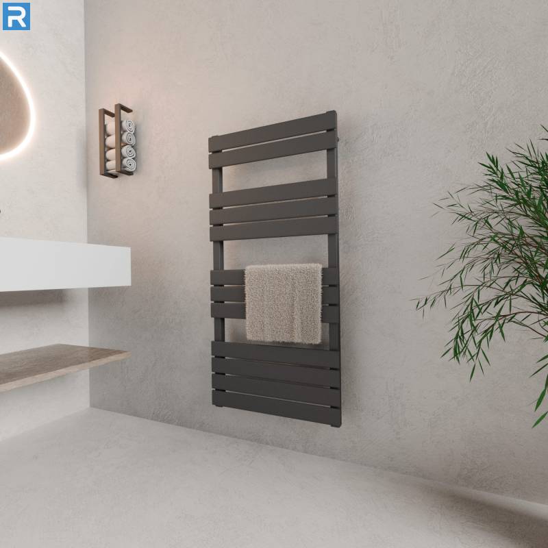 ROTHLER Design Handtuchheizkörper Mittelanschluss Anthrazit 60 x 120 cm